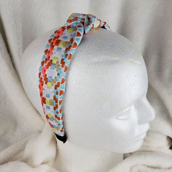Embroidered Boho Western Tribal Headband - Picture 1 of 3